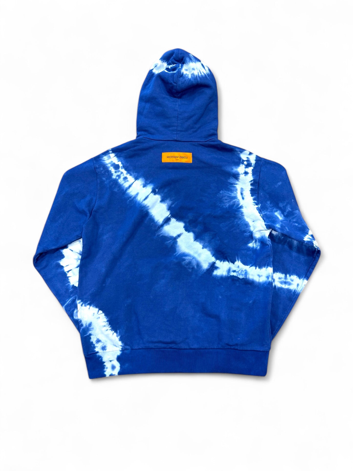 Louis Vuitton Blue / White Tie-Dye Hoodie