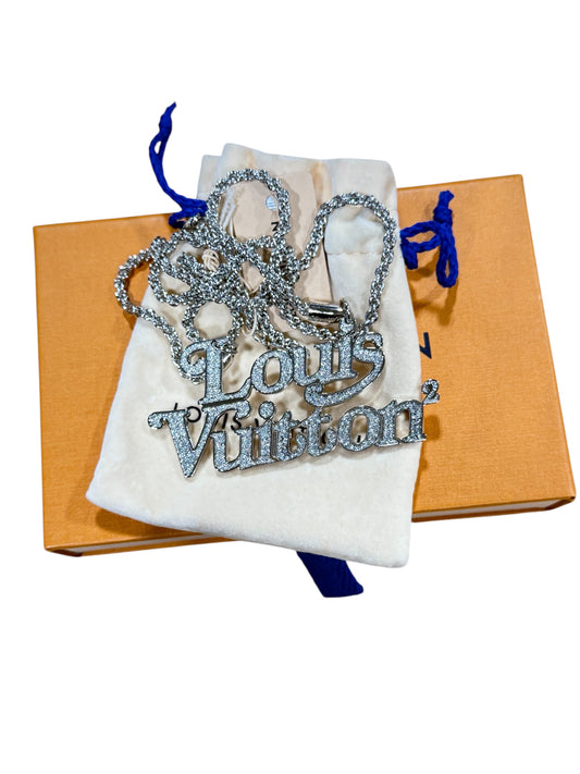 Louis Vuitton x Nigo Squared Crystal Necklace