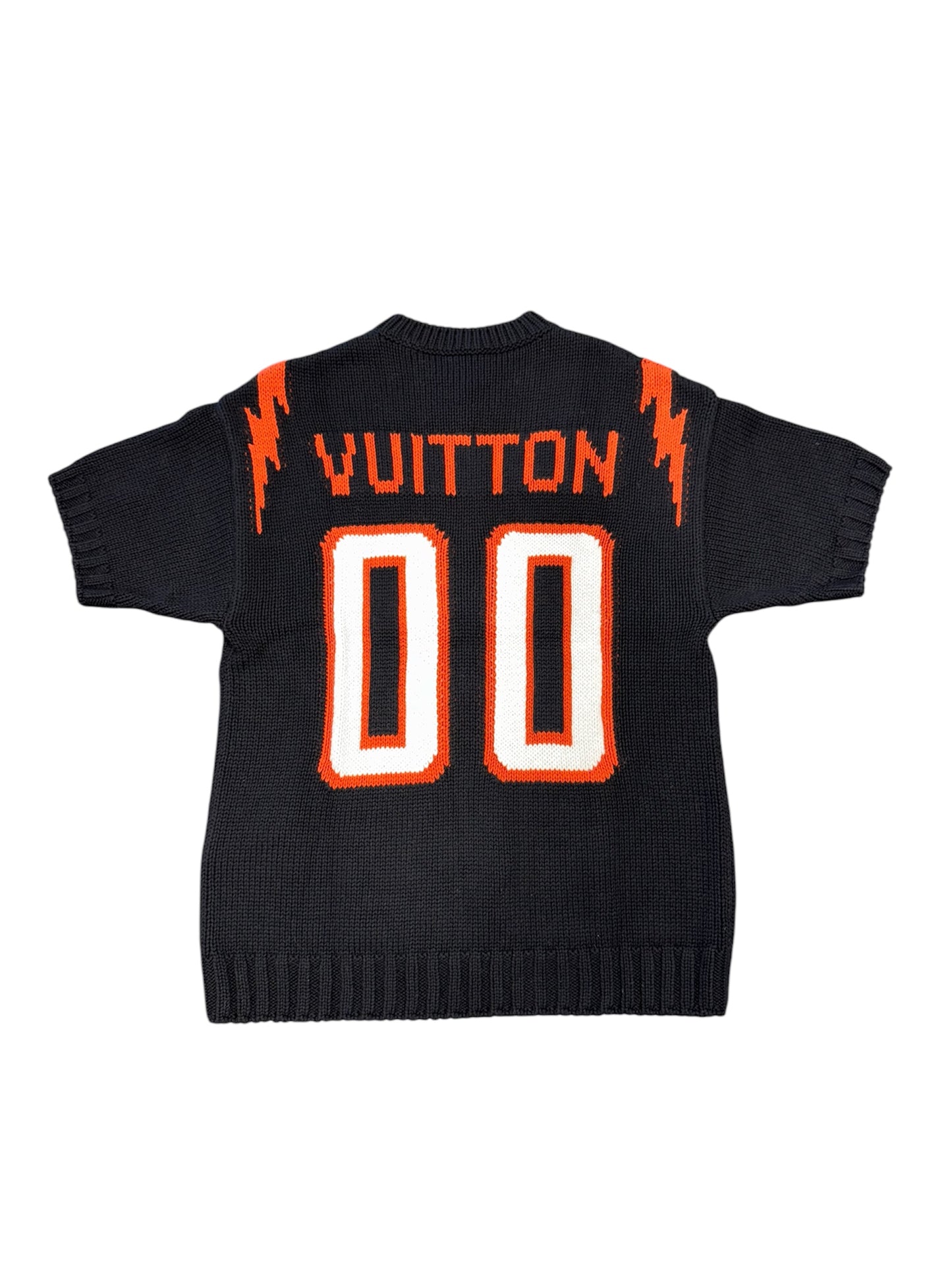 Louis Vuitton Black Orange Knit Jersey