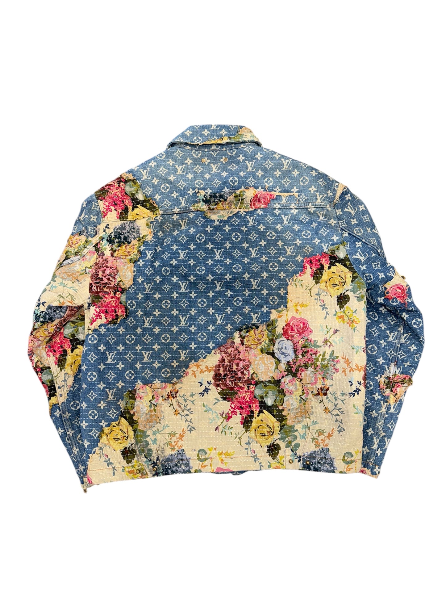 Louis Vuitton Destroyed Workwear Denim Jacket