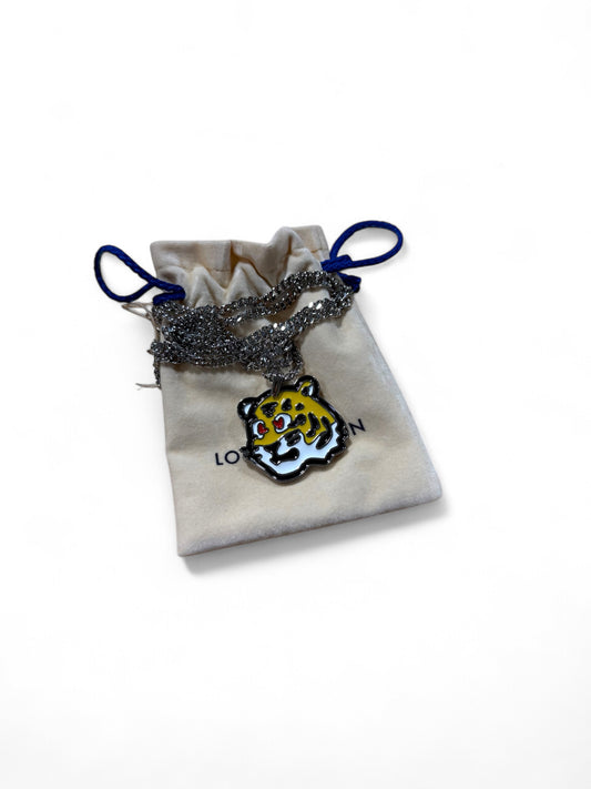 Louis Vuitton x Nigo Tiger Pendant Necklace