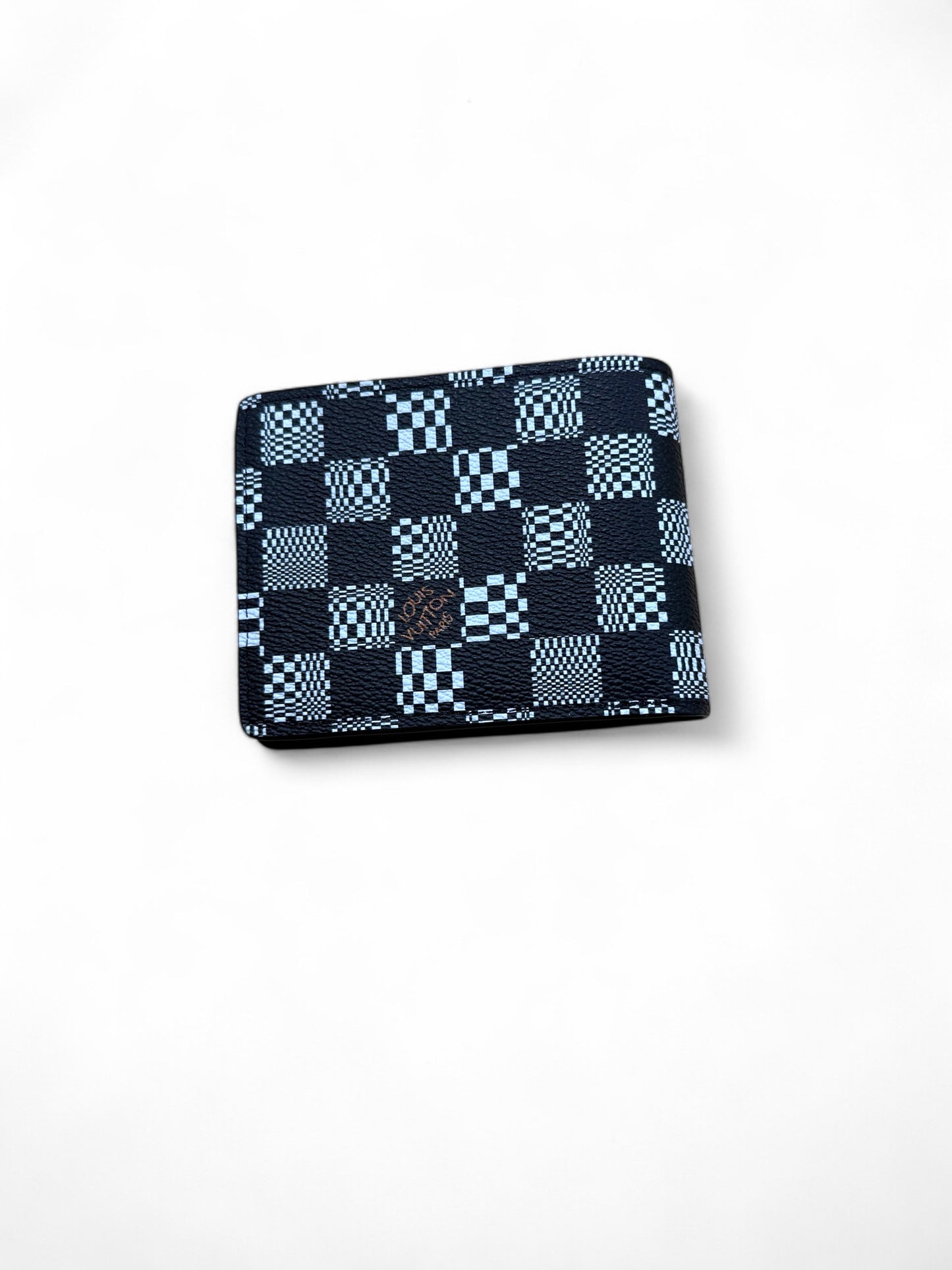 Louis Vuitton Distorted Damier Multiple Wallet (Black & White)