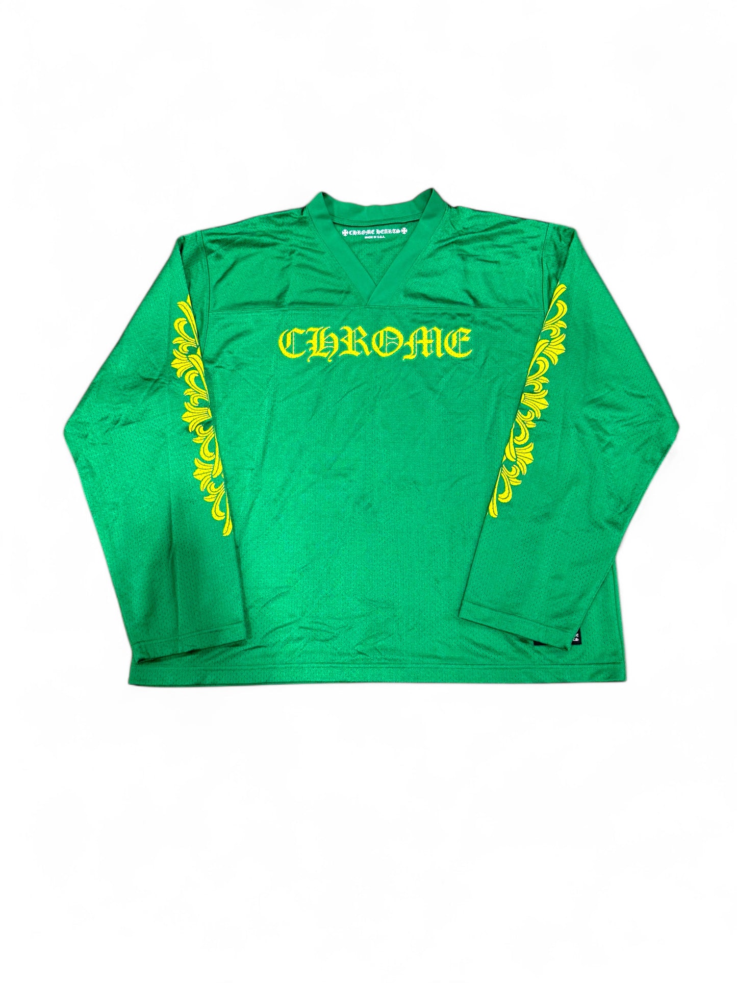 Chrome hearts mesh jersey long sleeve (Green/yelow)