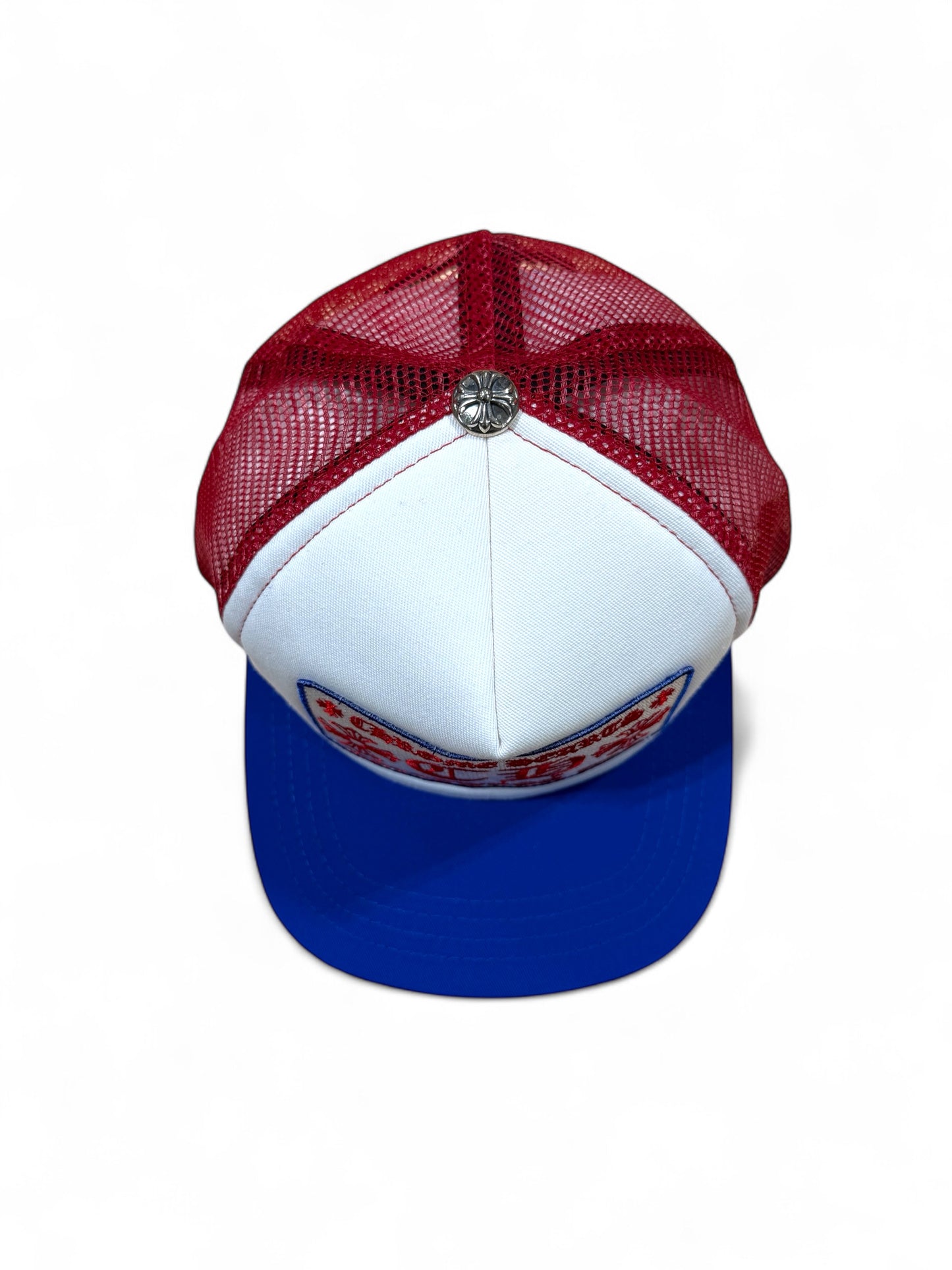 Chrome hearts USA Trucker hat (Red / White / Blue)