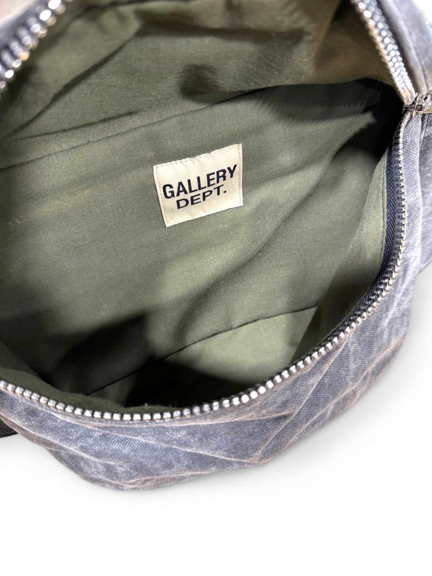 Gallery Dept. Black Denim Travel Sack