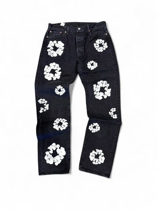 Denim Tears x Levi's Cotton Wreath Jeans (Black)