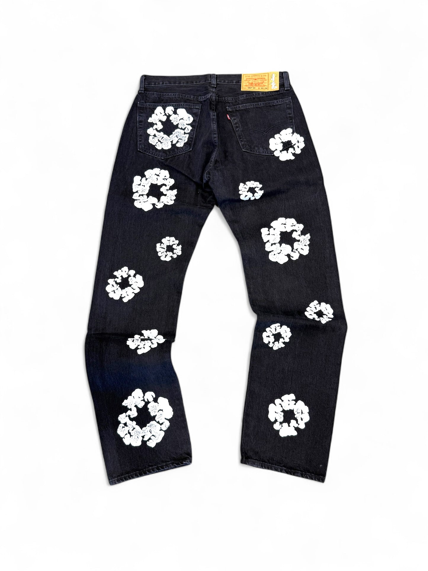 Denim Tears x Levi's Cotton Wreath Jeans (Black)