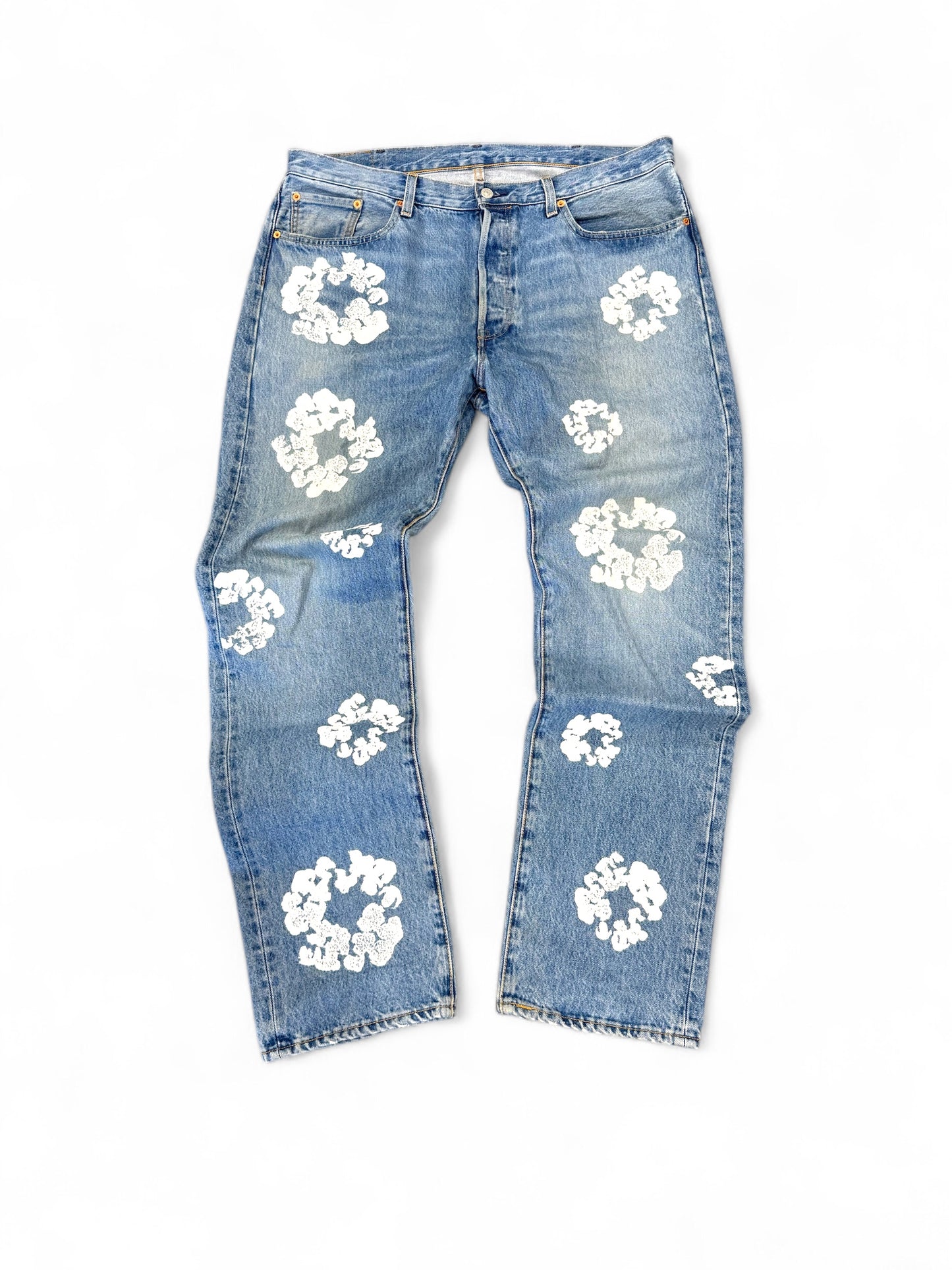 Denim Tears x Levi's Cotton Wreath Jeans (Light Wash)