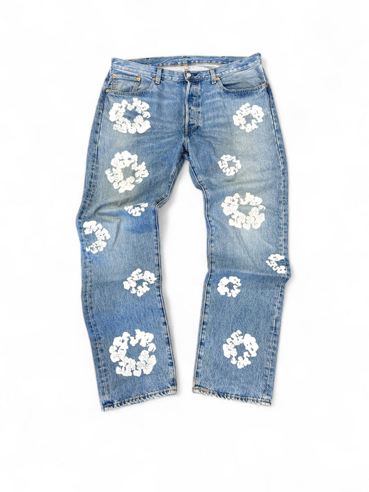 Denim Tears x Levi's Cotton Wreath Jeans (Light Wash)