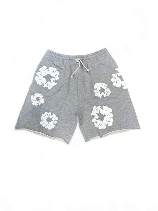Denim Tears Cotton Wreath Sweat shorts (Grey)