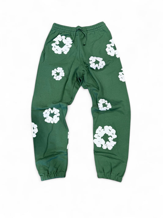 Denim Tears Cotton Wreath Sweatpants (Green)