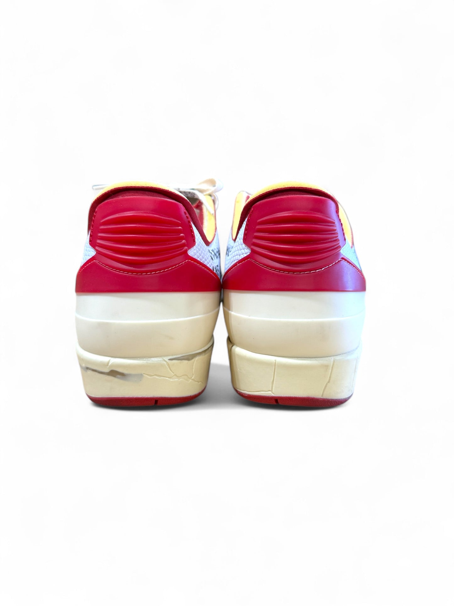 Off-White x Air Jordan 2 Retro Low SP White Varsity Red (Pre-Owned)