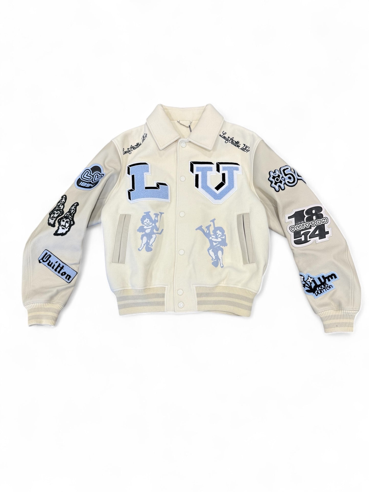 Louis Vuitton "Bunny" Leather Varsity Jacket