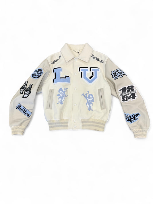 Louis Vuitton "Bunny" Leather Varsity Jacket