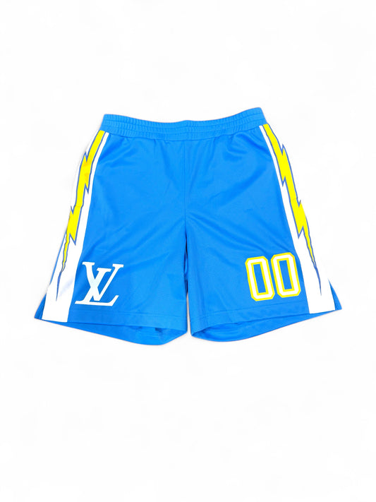 Louis Vuitton Sport Jersey Shorts (LA Chargers Blue)