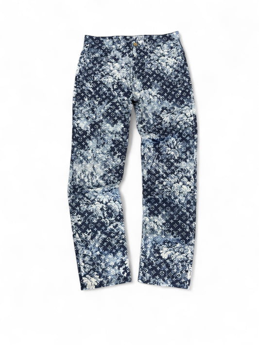 Louis Vuitton Tapestry Monogram Denim Jeans