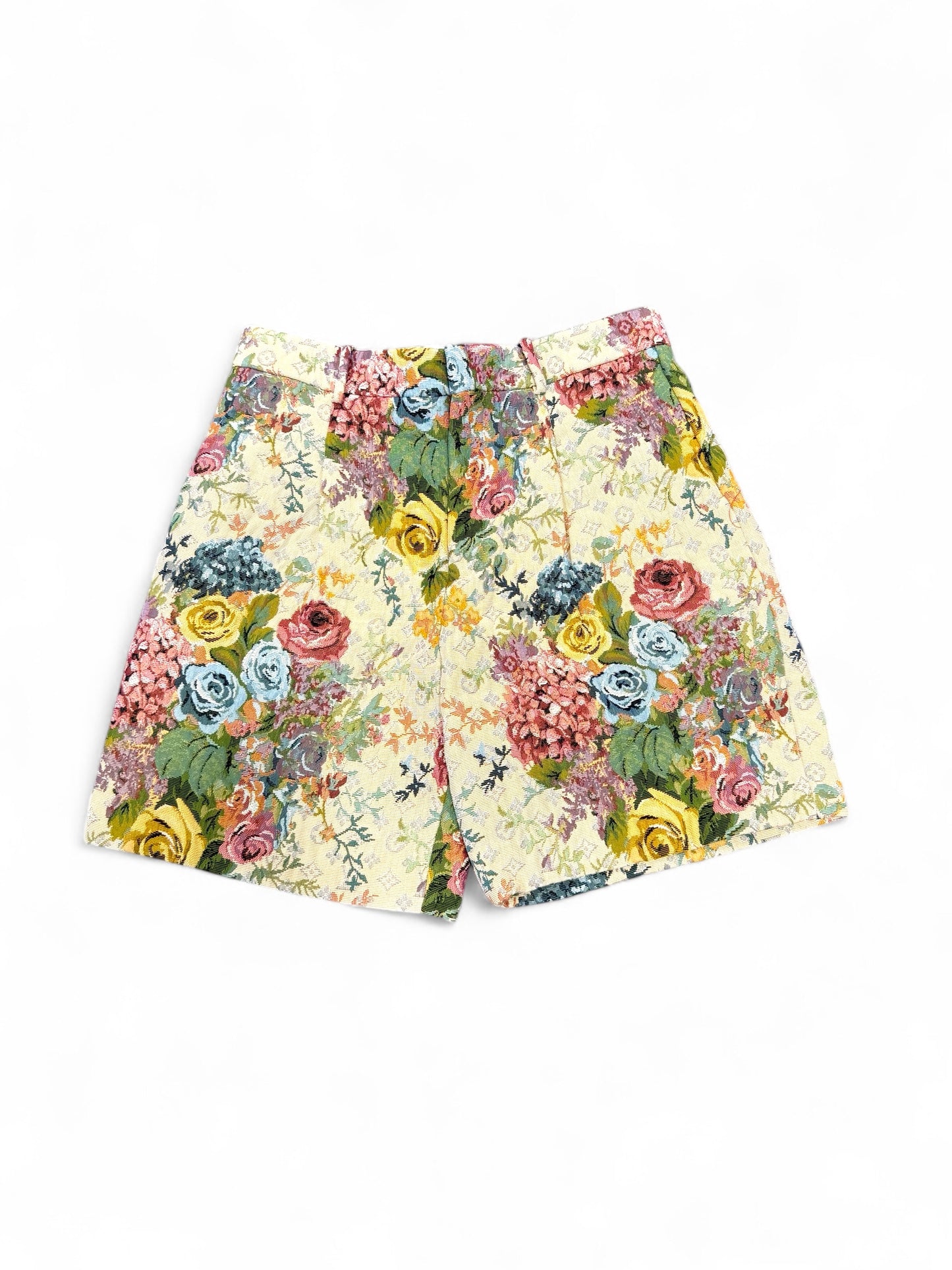 Louis Vuitton Floral Print Monogram Casual Shorts