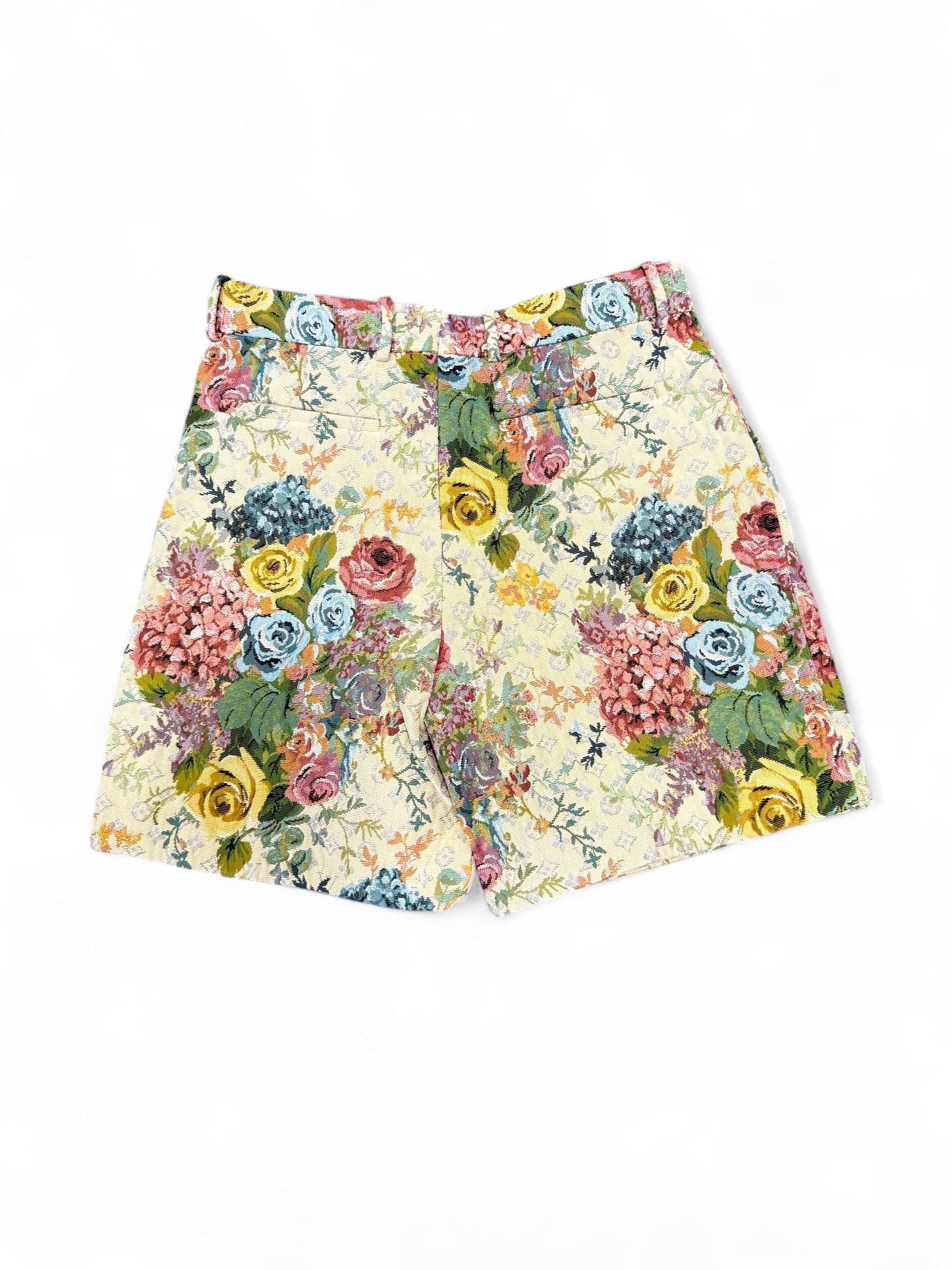 Louis Vuitton Floral Print Monogram Casual Shorts