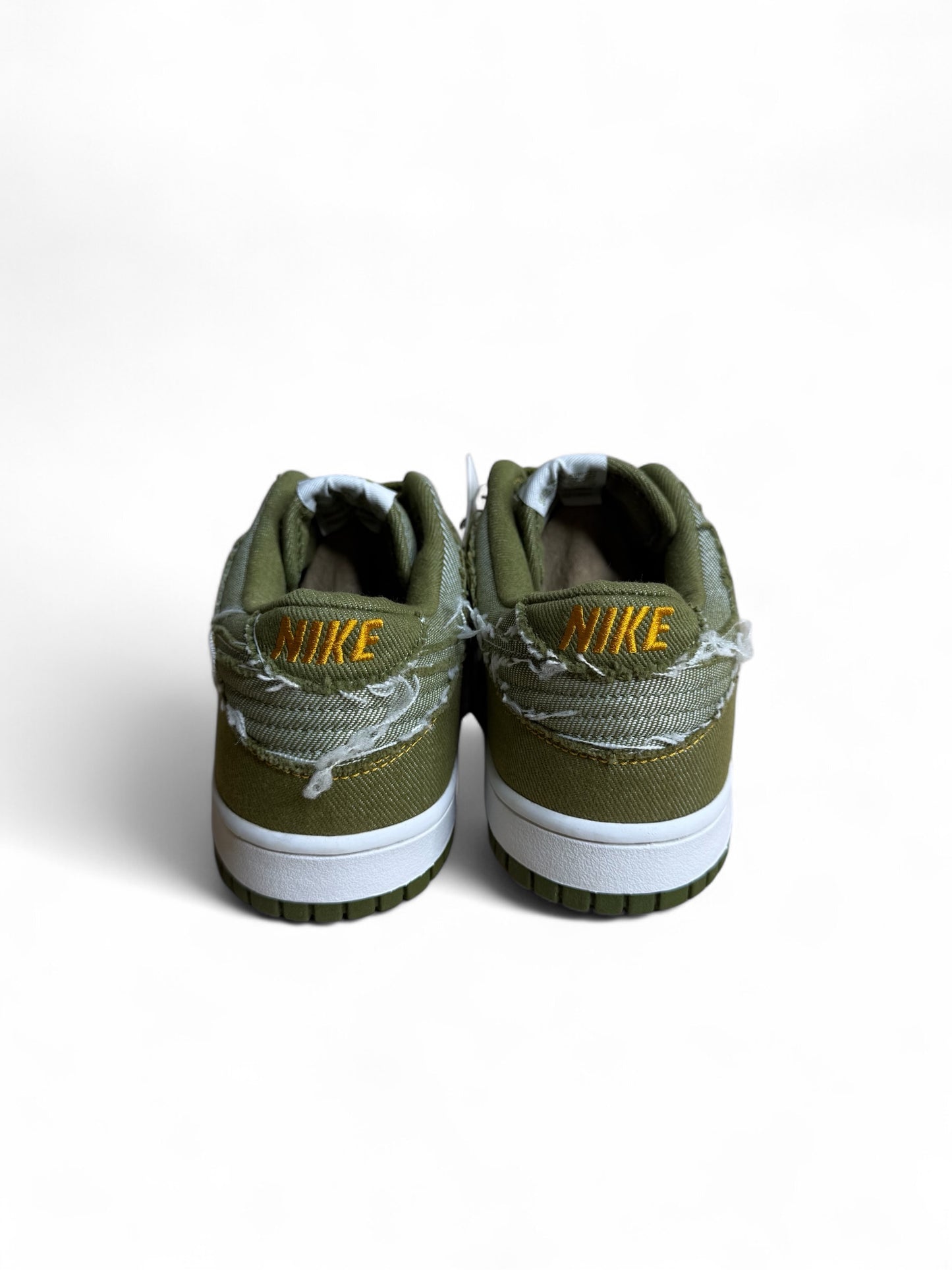 Pilgrim White Nike Dunk Low (Green Denim)
