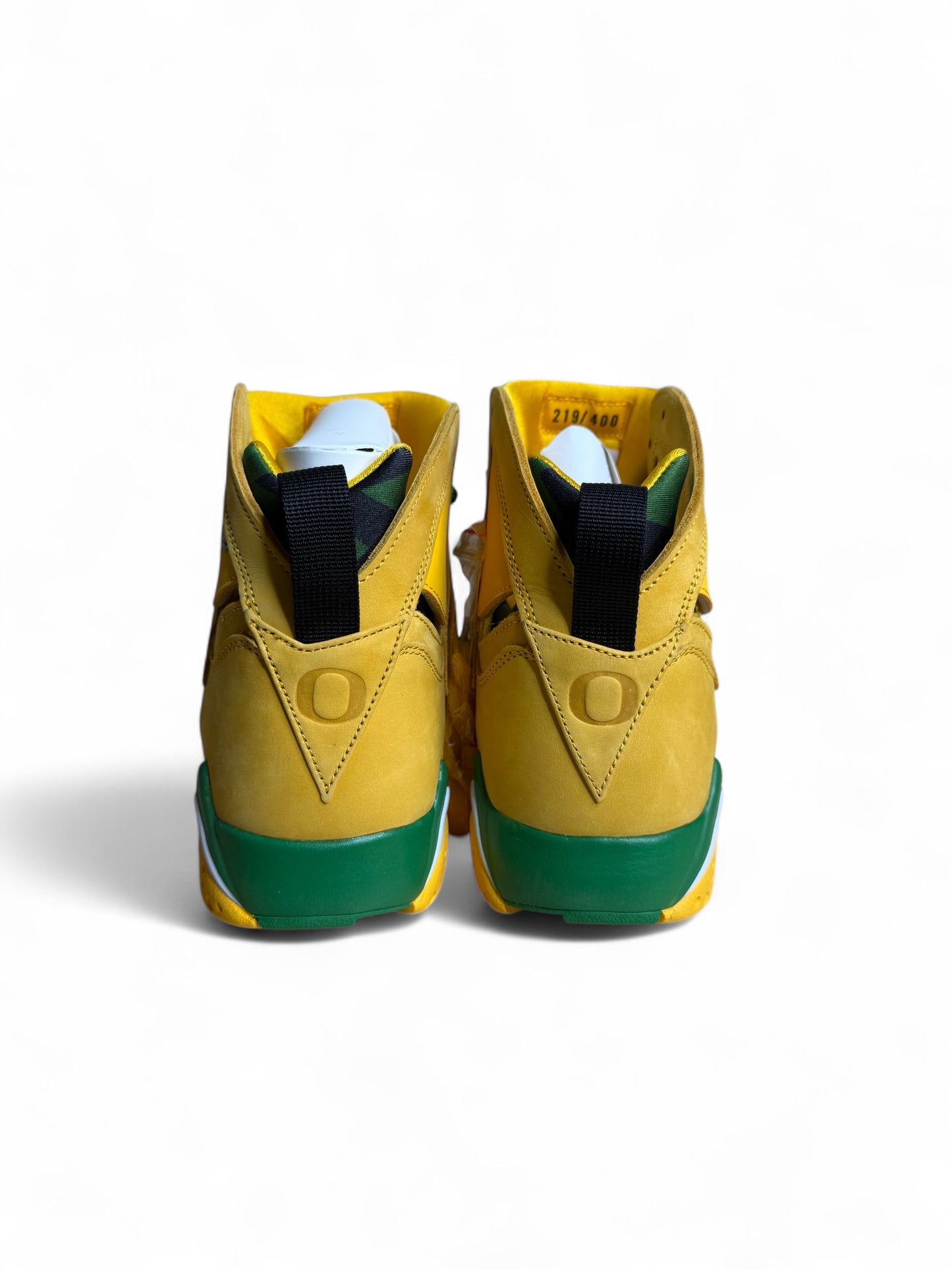 Oregon Ducks Air Jordan 7 PE Yellow (Player Exclusive)
