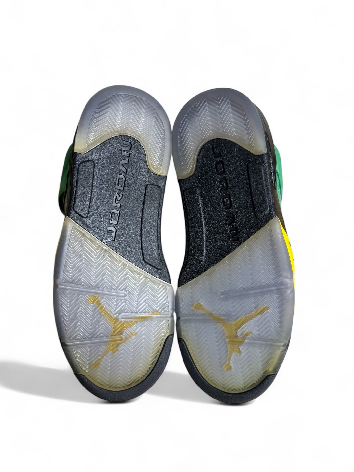 Oregon Ducks Air Jordan 5 PE (Signed By DJ Quik)