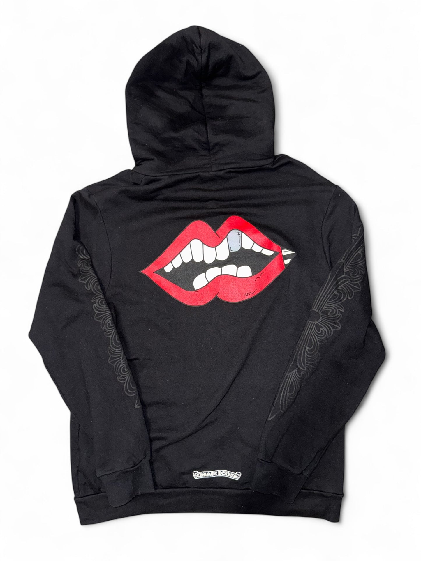 Chrome Hearts Matty Boy Floral Lips Hoodie
