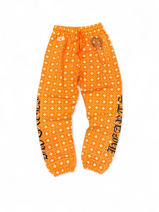 Chrome Hearts Orange Motif Sweatpants