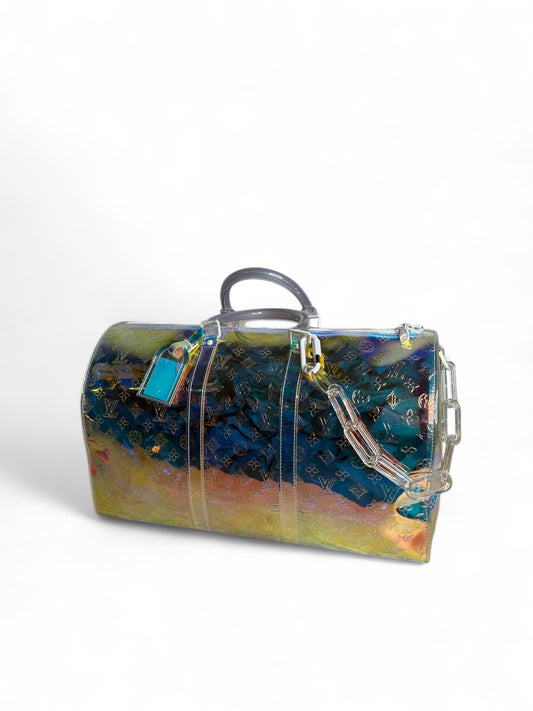 Louis Vuitton Prism Keepall 50 Duffle Bag