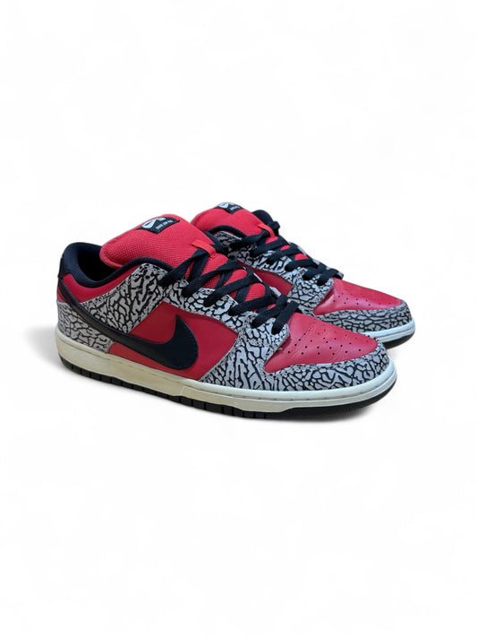 Nike SB Dunk Low Supreme Red Cement (Pre-Owned)