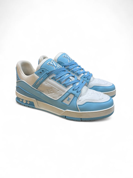 Louis Vuitton Trainer (Sky Blue / White)