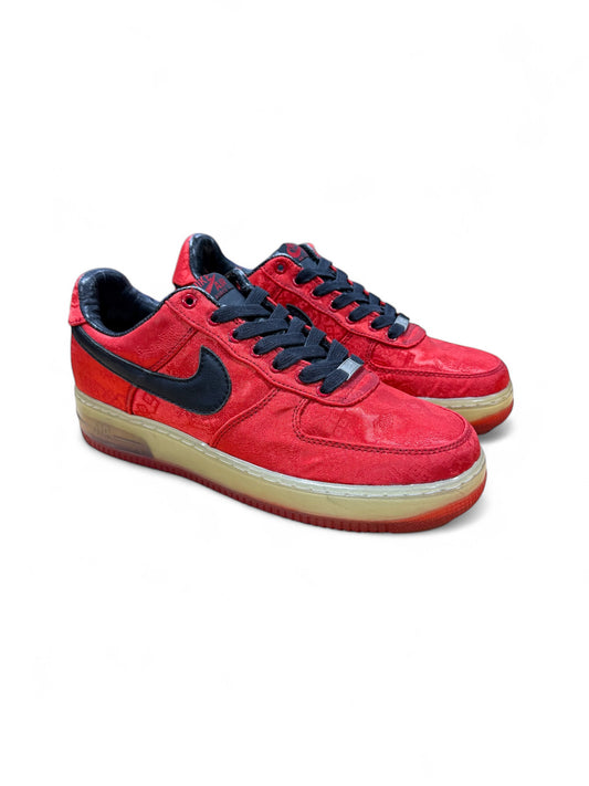 Red Silk 1World Clot Nike Air Force 1 (Hong Kong Exclusive)