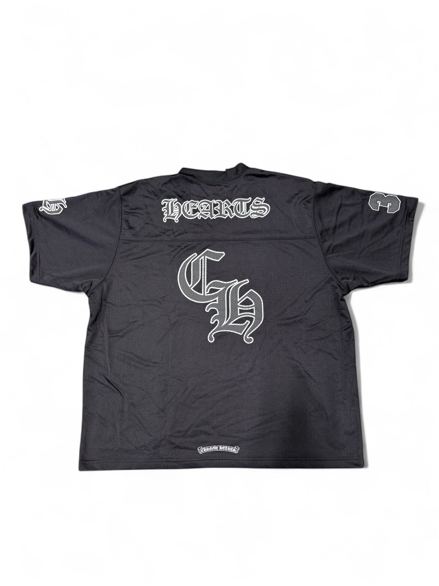 Chrome Hearts Black Mesh Jersey Short Sleeve