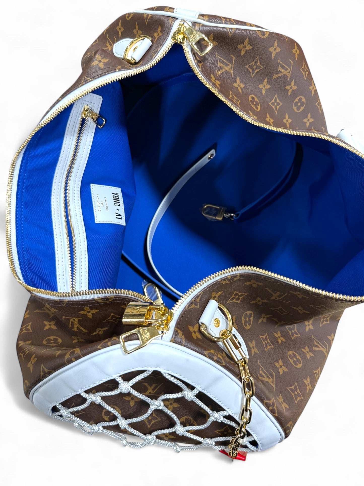 Louis Vuitton X NBA Brown Monogram Keepall 55