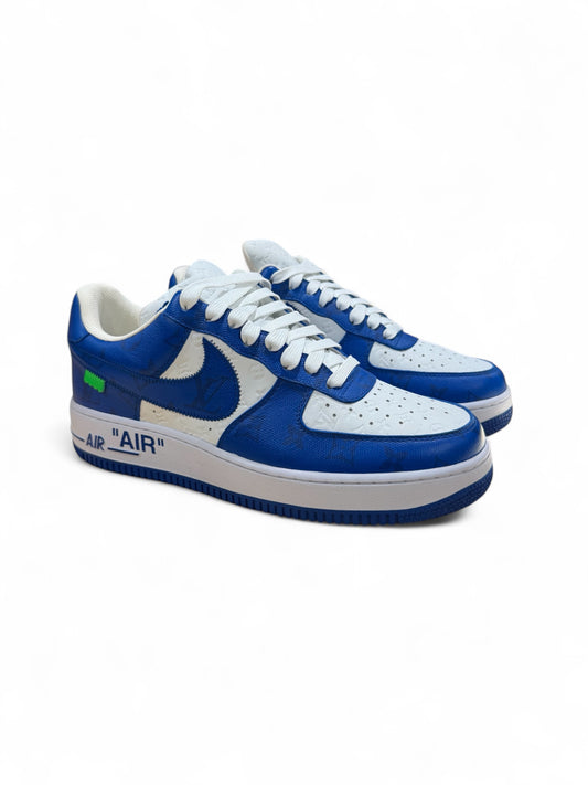 Louis Vuitton X Nike Air Force 1 Blue