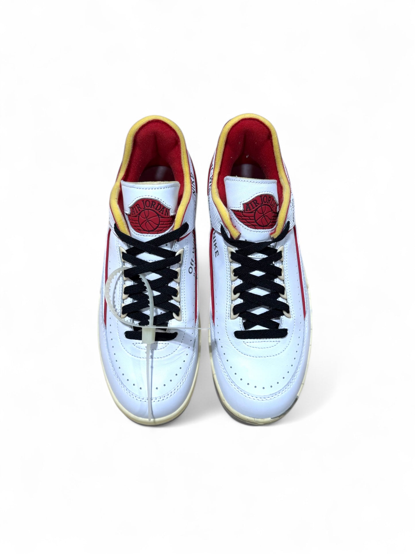 Off-White x Air Jordan 2 Low White Varsity Red (Pre-Owned)