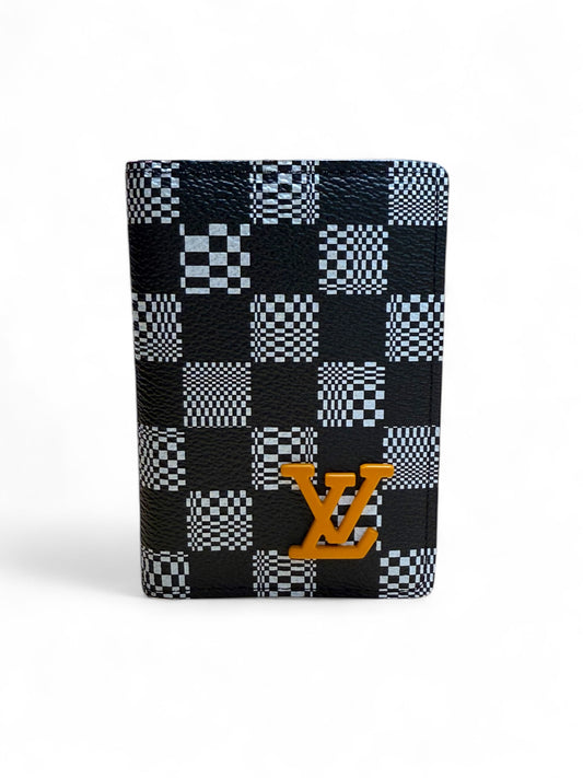 Louis Vuitton Distorted Damier Pocket Organizer (Black & White)