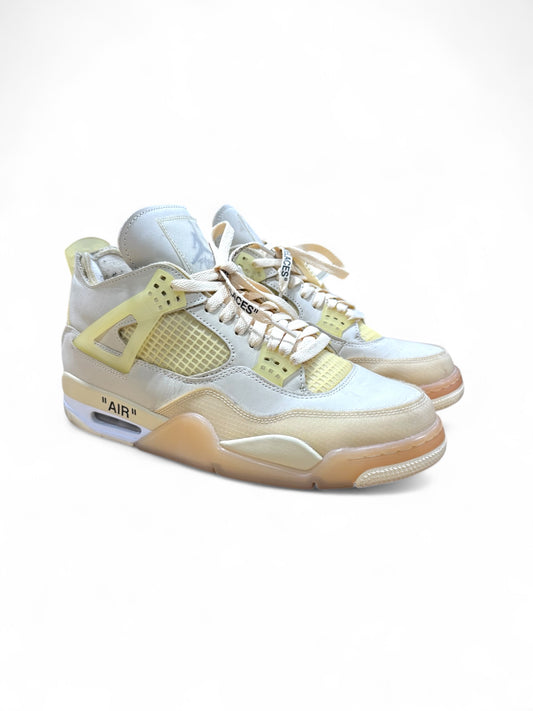 Off-White X Air Jordan 4 Sail (Pre-Owned)