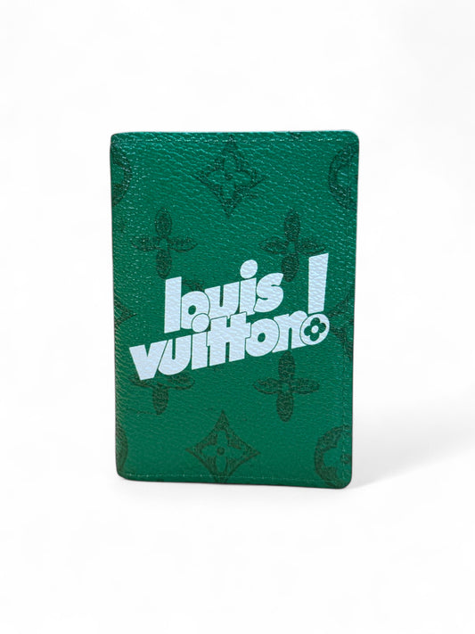 Louis Vuitton Green Monogram Pocket Organizer