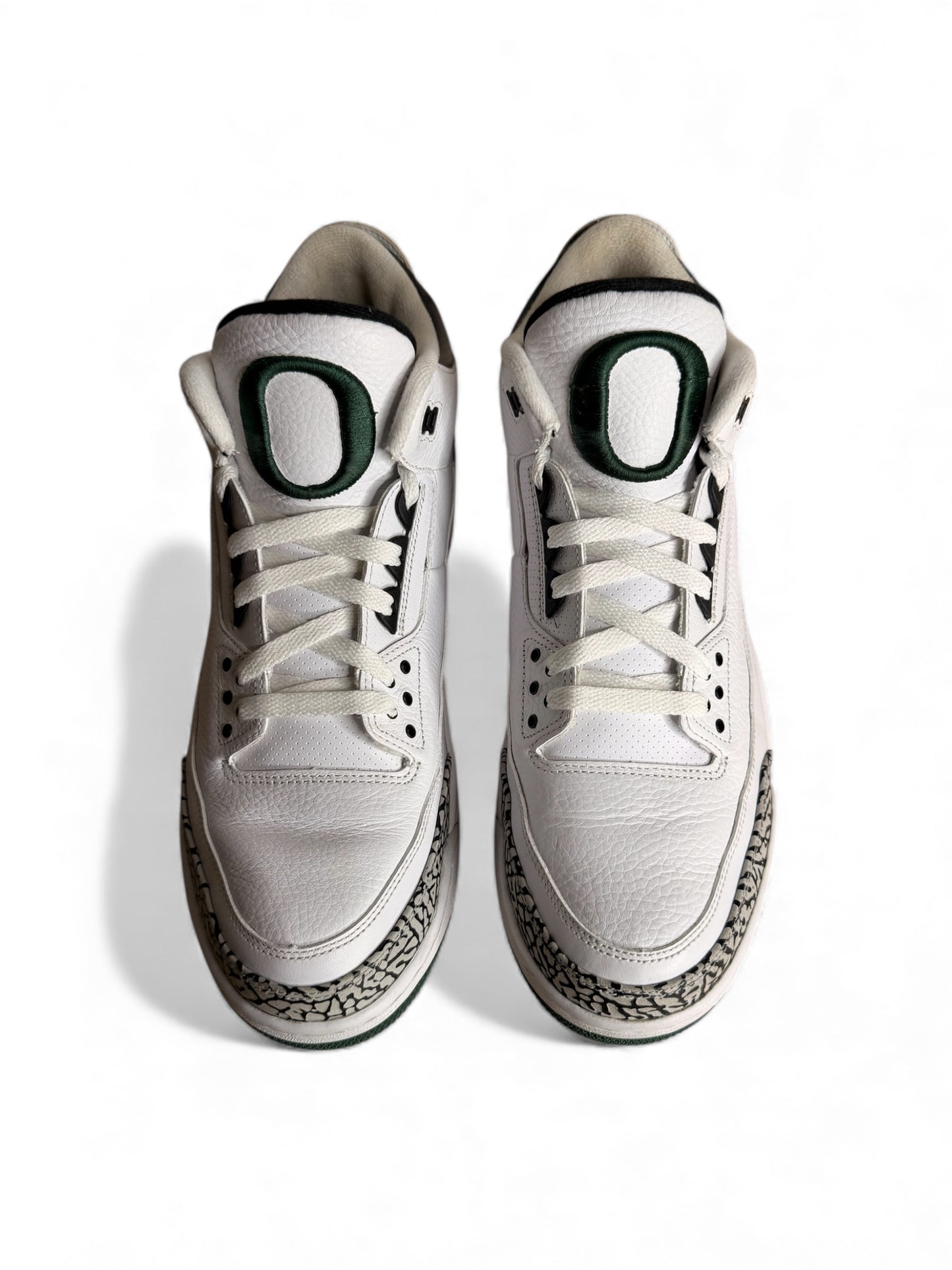 White Oregon Ducks Air Jordan 3 Player Exclusive (PE)