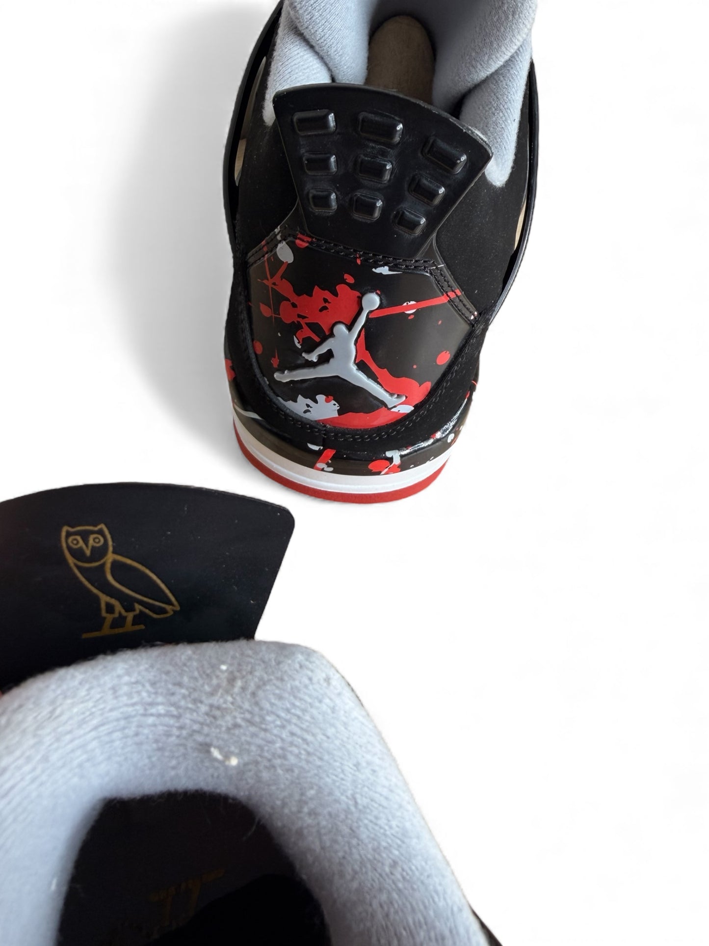 OVO Air Jordan 4 Fat Splatter Sample