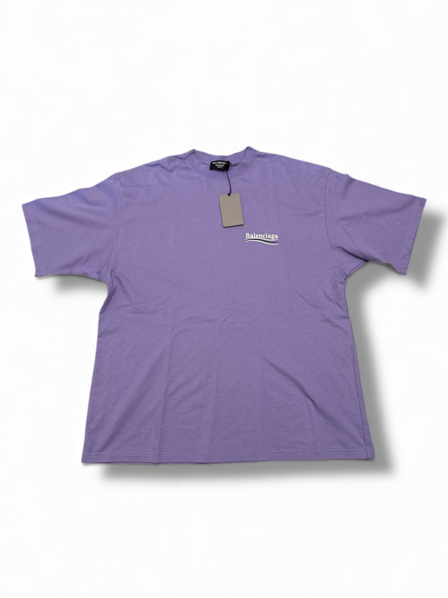 Balenciaga Oversized Logo Print T Shirt