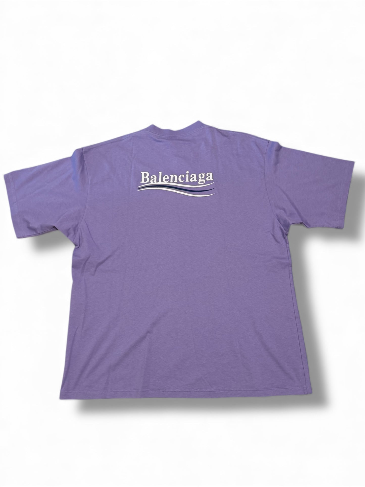 Balenciaga Oversized Logo Print T Shirt