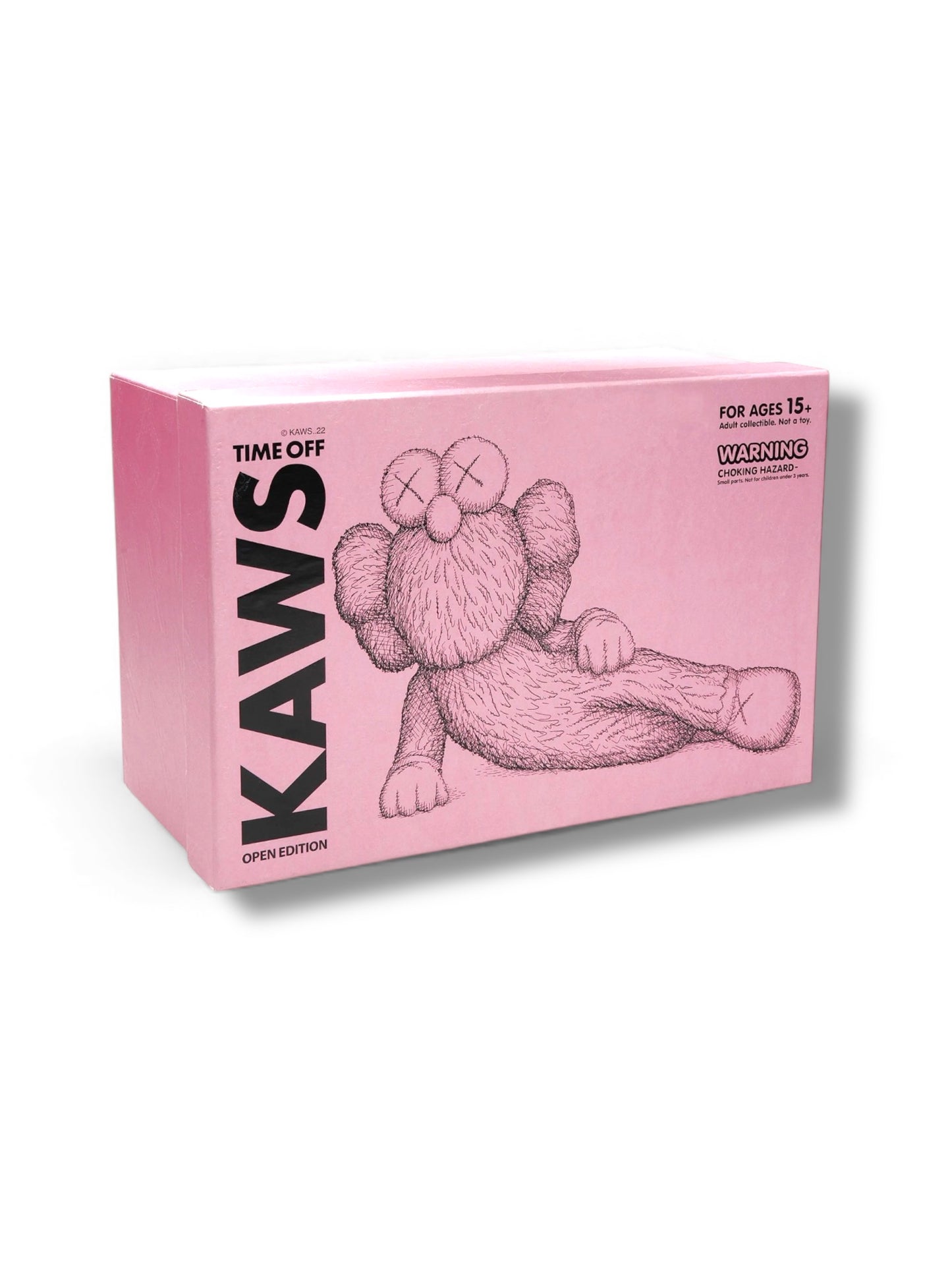 KAWS TIME OFF Vinyl Figure (Pink)