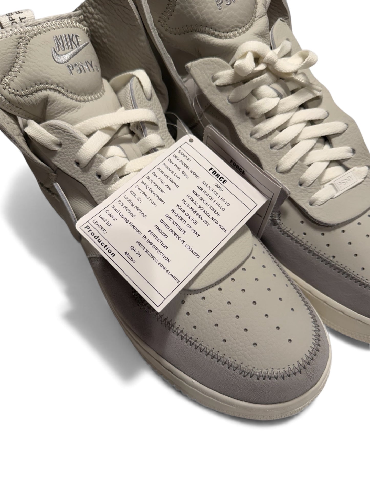 Nike Air Force 1 High PSNY Grey (Sample)